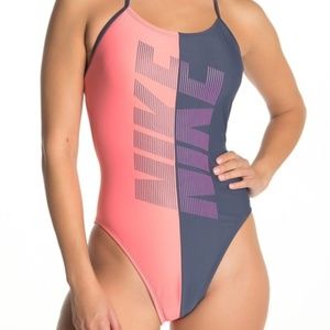 NIKE - Cutout Back One-Piece Swimsuit